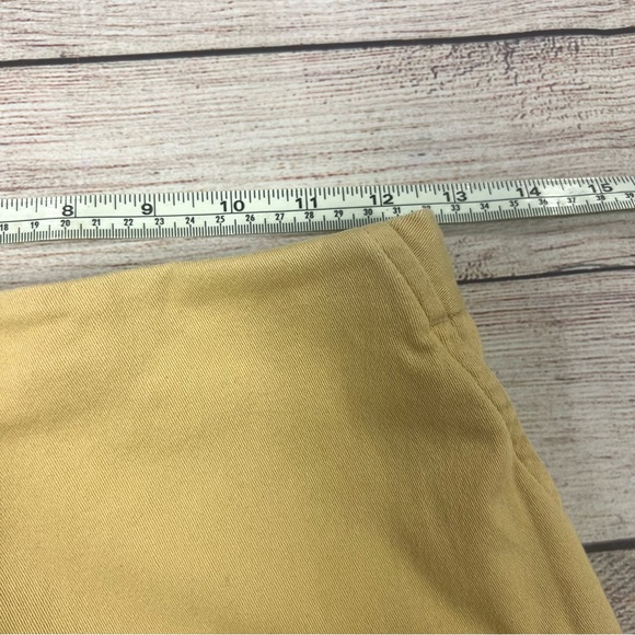 Vintage Esprit Yellow High Waisted Stretchy Shorts Size 3/4 - Picture 8 of 10